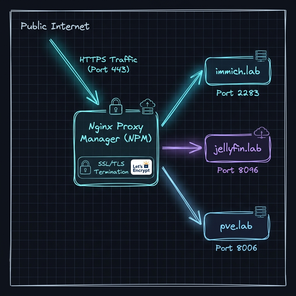 Reverse Proxy Architecture Diagram